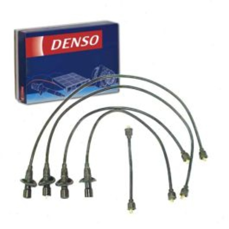 DENSO Spark Plug Wire Set for 1966-1973 Volkswagen Squareback 1.6L H4