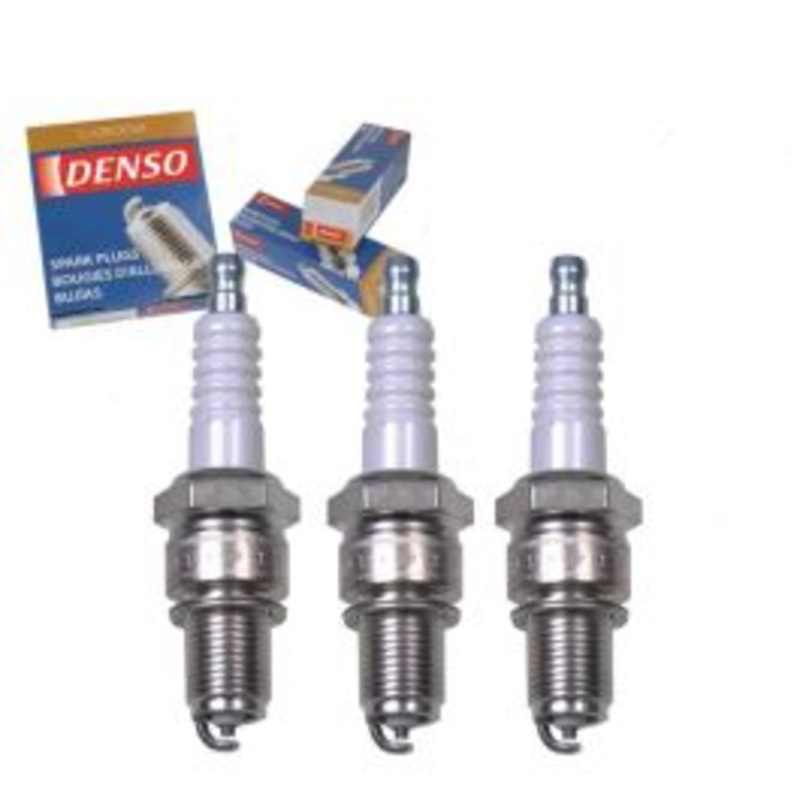 3 pc DENSO Standard U-Groove Spark Plugs for 1998-2000 Chevrolet Metro 1.0L L3