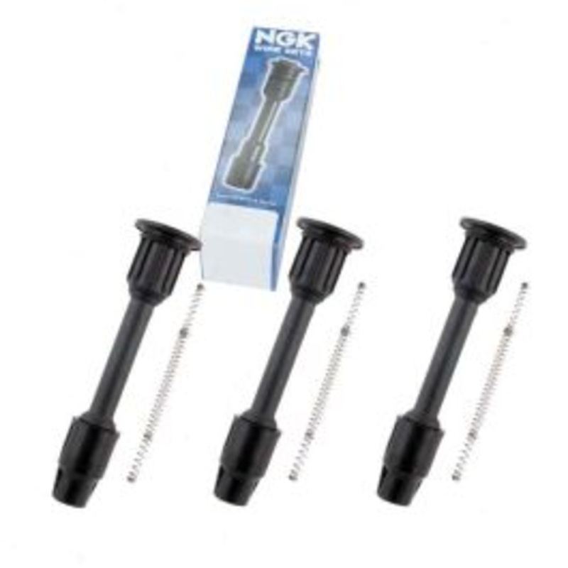 3 pc NGK Ignition Coil Boots for 2000-2001 Infiniti I30 3.0L V6