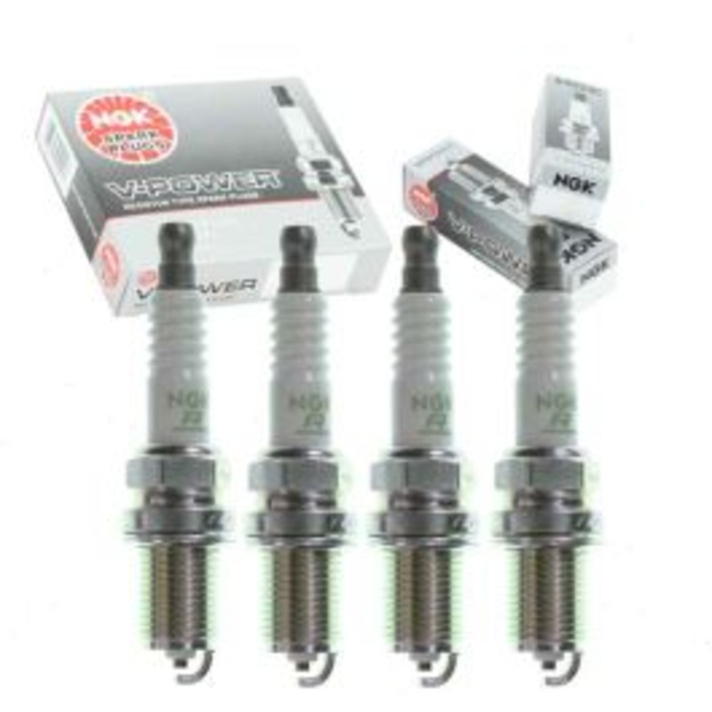 4 pc NGK V-Power 6953 BKR5E-11 Spark Plugs