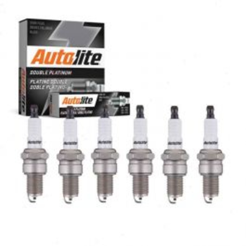 6 pc Autolite Double Platinum Spark Plug for 1964 Jeep J-310