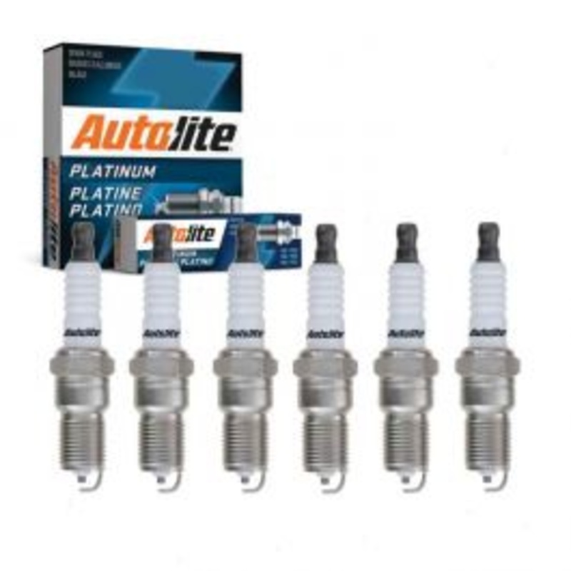 6 pc Autolite Platinum Spark Plug for 1999-2009 GMC Sierra 1500 4.3L V6