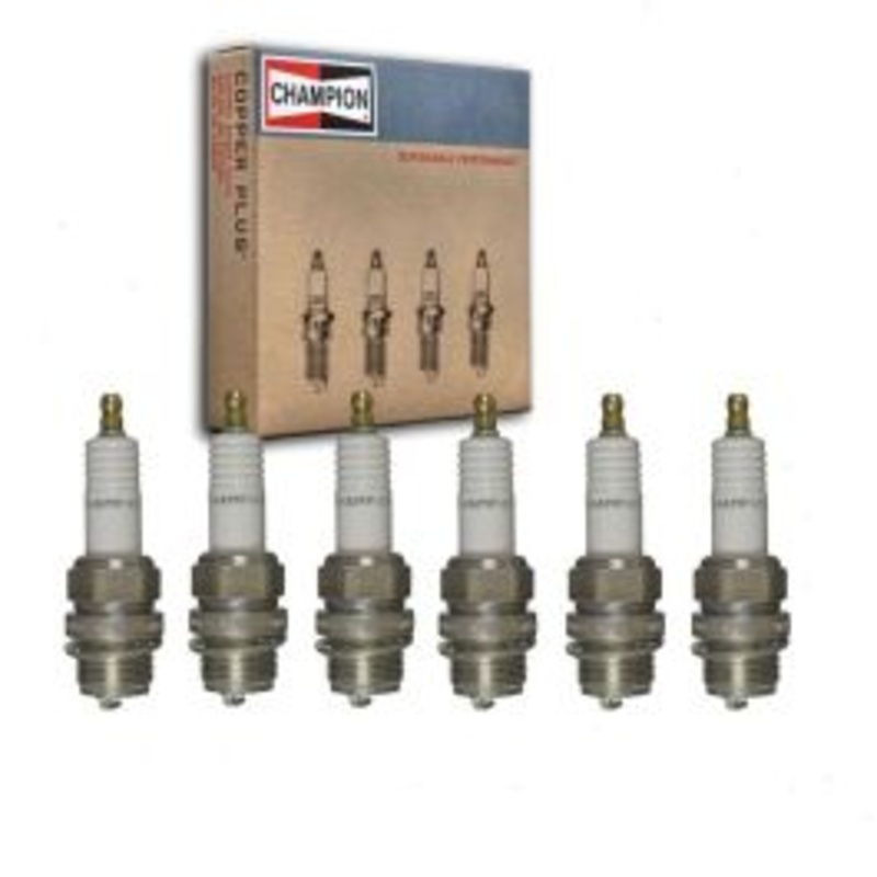 6 pc Champion Industrial 518 W18 Spark Plugs