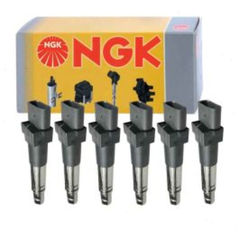 6 pc NGK Ignition Coils for 2006-2018 Volkswagen Passat 3.6L V6