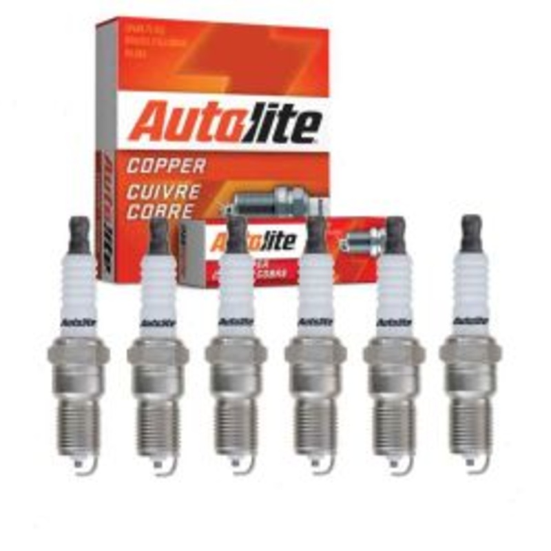 6 pc Autolite Copper Core Spark Plug for 2006-2009 Ford Fusion 3.0L V6