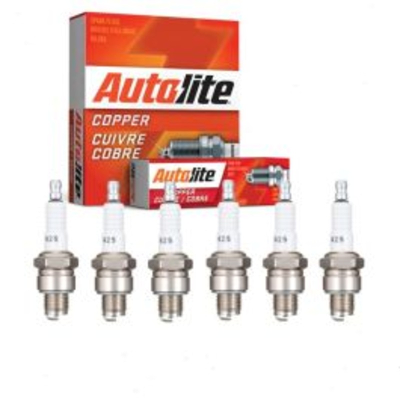6 pc Autolite Copper Core Spark Plugs for 1969 Chevrolet Corvair 2.7L H6