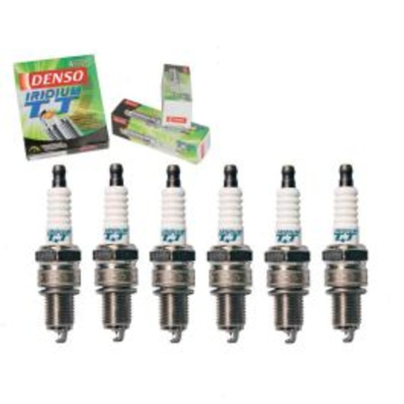 6 pc DENSO Iridium TT Spark Plugs for 1967-1969 GMC C35 C3500 Pickup 4.1L L6