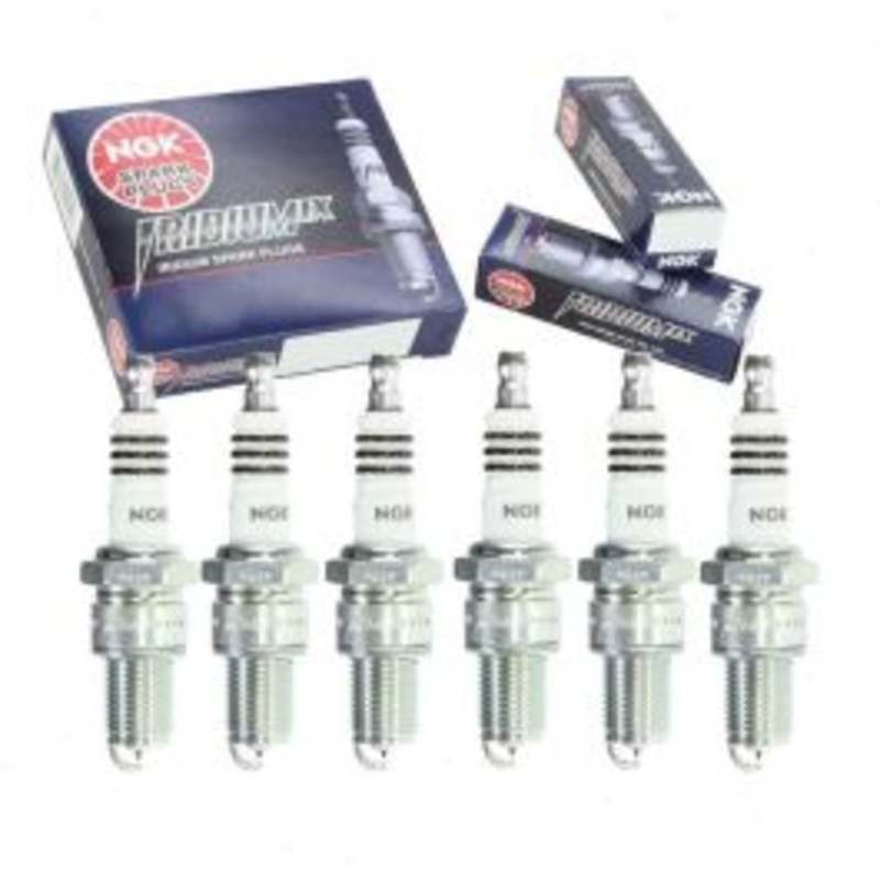 6 pc NGK Iridium IX Spark Plugs for 1975-1978 BMW 530i 3.0L L6