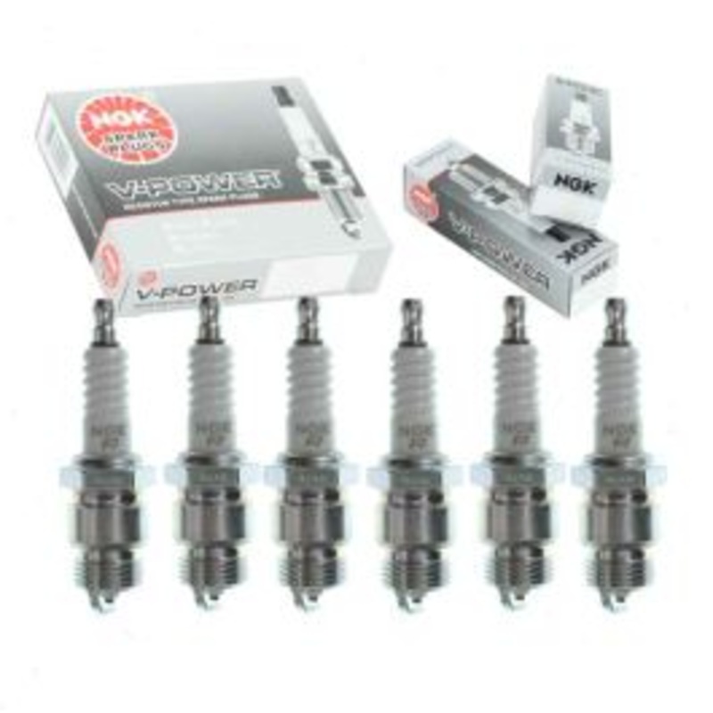 6 pc NGK V-Power Spark Plugs for 1962-1967 Ford Club Wagon 2.4L 2.8L 3.9L L6