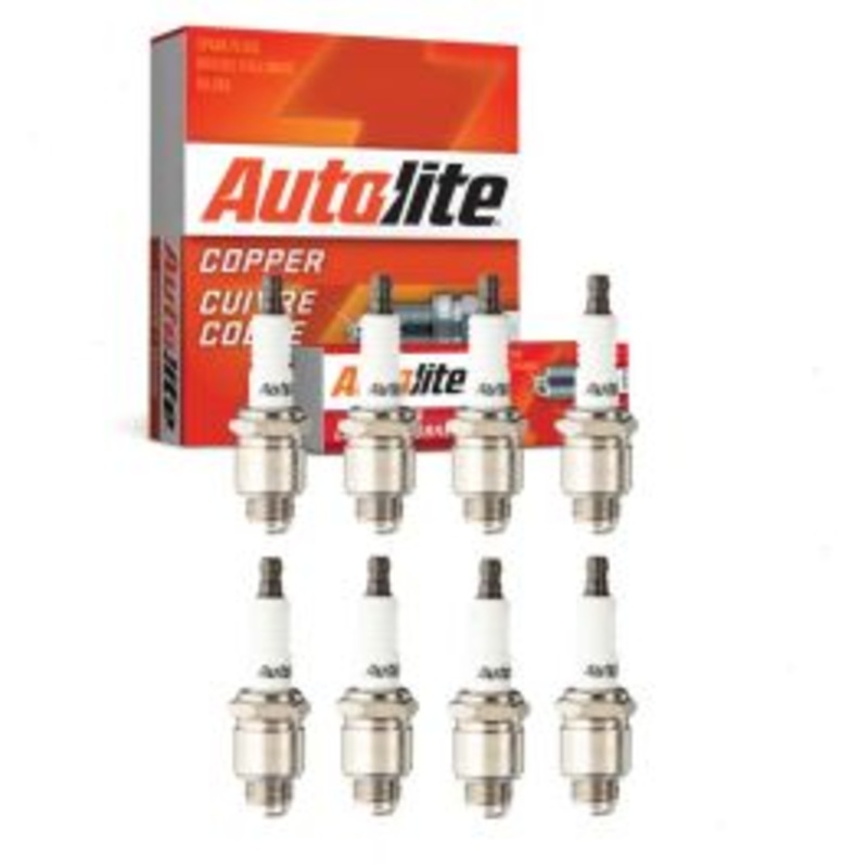 8 pc Autolite Copper Core Spark Plugs for 1955 Fargo FC3C Pickup 4.0L V8