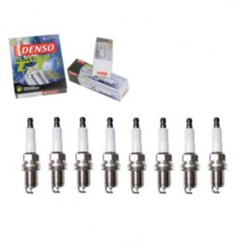 8 pc DENSO Platinum TT Spark Plugs for 1992-1993 Dodge Ramcharger 5.2L 5.9L V8