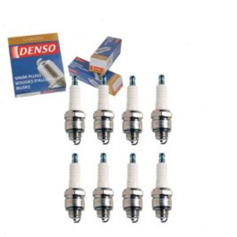 8 pc DENSO Standard U-Groove Spark Plugs for 1975-1978 Dodge D100 6.6L 7.2L V8