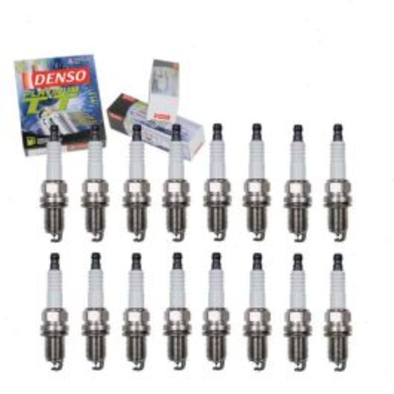 16 pc DENSO Platinum TT Spark Plugs for 2006-2010 Mercedes-Benz SLK55 AMG 5.5L V8