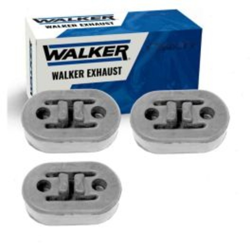 3 pc Walker Muffler Assm Exhaust System Insulators for 2003-2011 Honda Element 2.4L L4