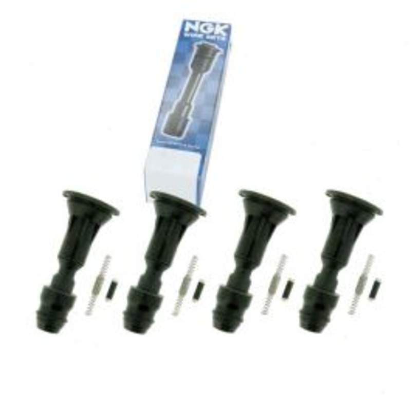 4 pc NGK Ignition Coil Boots for 2012-2017 Buick Verano 2.0L 2.4L L4