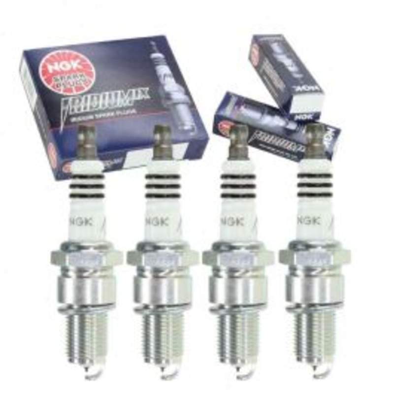 4 pc NGK Iridium IX Spark Plugs for 1985-1989 Subaru GL-10 1.8L H4