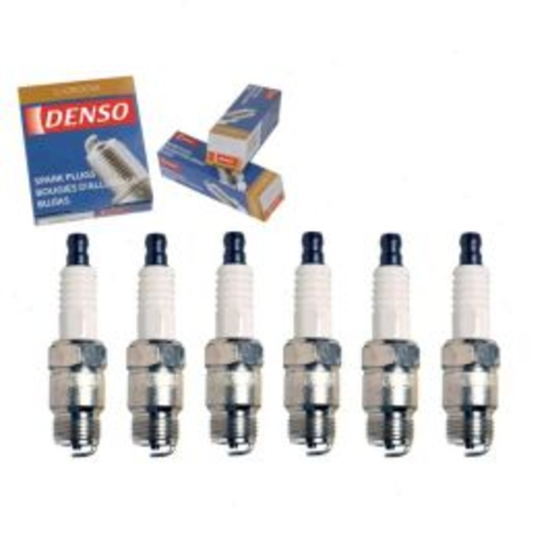 6 pc DENSO Standard U-Groove Spark Plugs for 1975-1980 Chevrolet K10 4.1L 4.8L L6