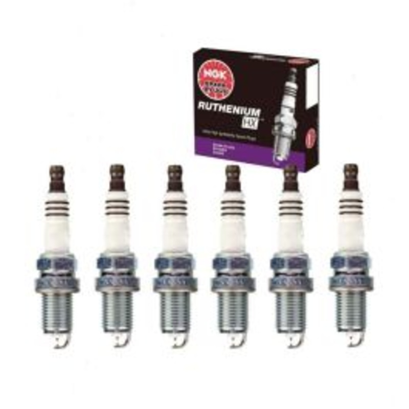 6 pc NGK Ruthenium HX Spark Plugs for 2004-2006 BMW X3 2.5L 3.0L L6