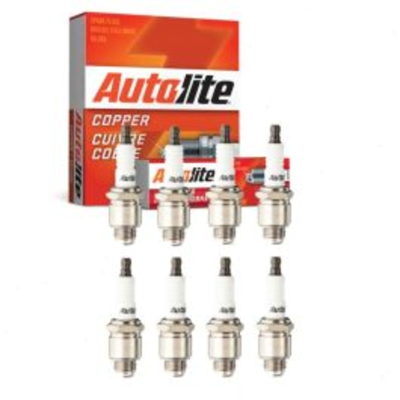 8 pc Autolite Copper Core Spark Plugs for 1961-1962 Chevrolet P30 Series 4.6L V8