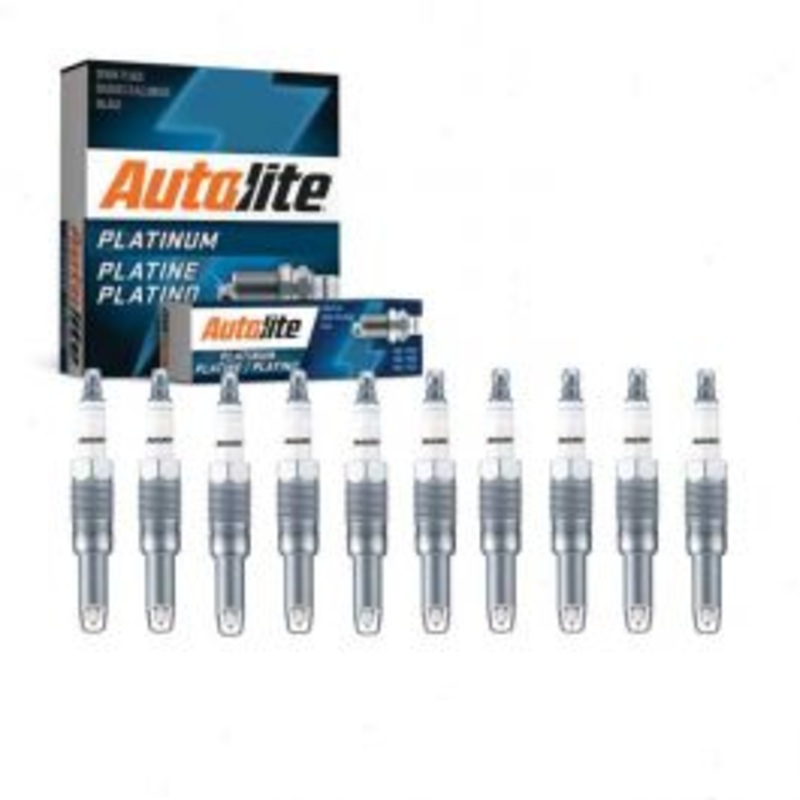 10 pc Autolite Platinum Spark Plug for 2005-2007 Ford F-250 Super Duty 6.8L