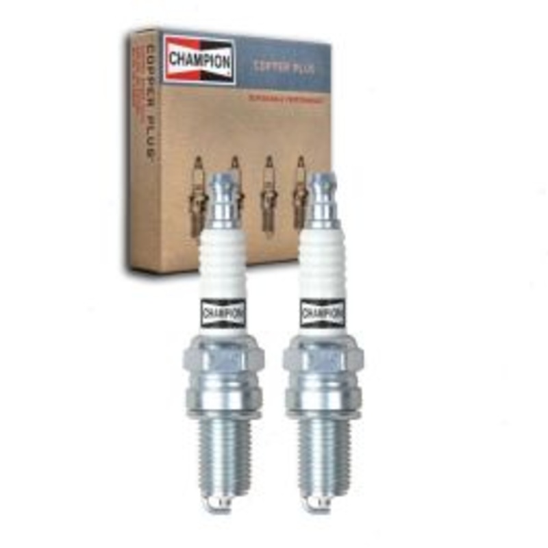2 pc Champion Copper Plus 810C RA8HC Spark Plugs