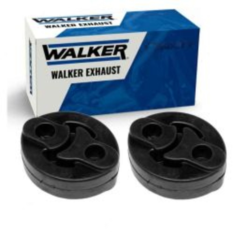 2 pc Walker Muffler Assm Exhaust System Insulators for 2005 Saab 9-2X 2.5L H4