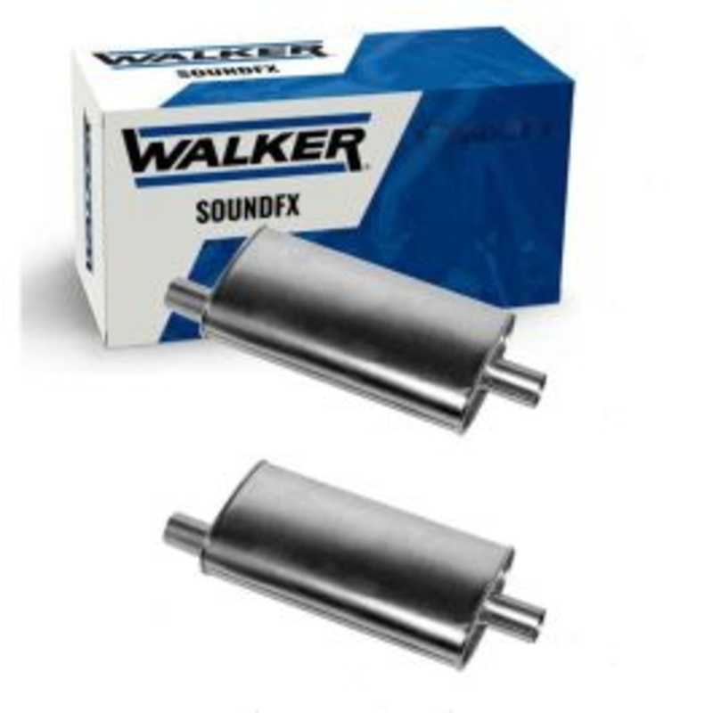 2 pc Walker SoundFX Exhaust Mufflers for 1970 Plymouth Superbird 7.2L V8