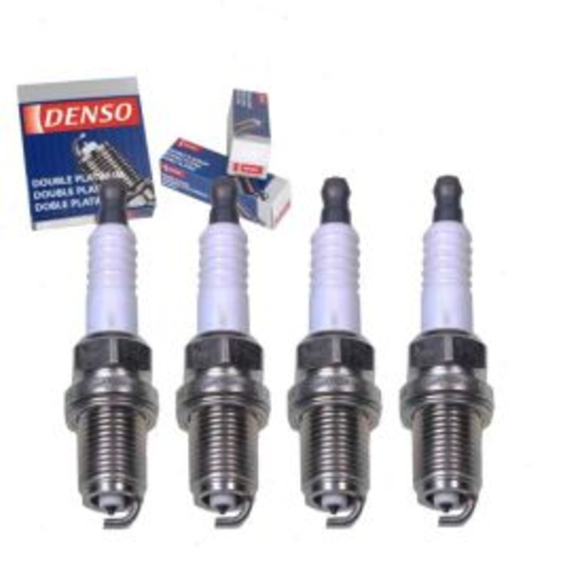 4 pc DENSO Double Platinum Spark Plugs for 1992 Isuzu Impulse 1.6L L4