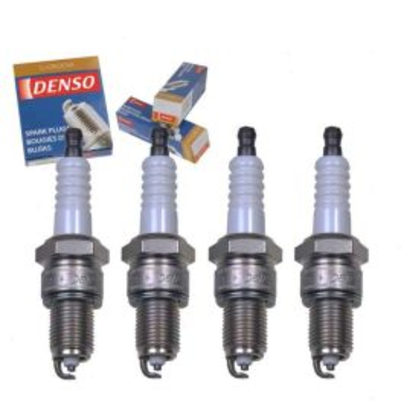 4 pc DENSO Standard U-Groove Spark Plugs for 1977 Nissan 710 2.0L L4