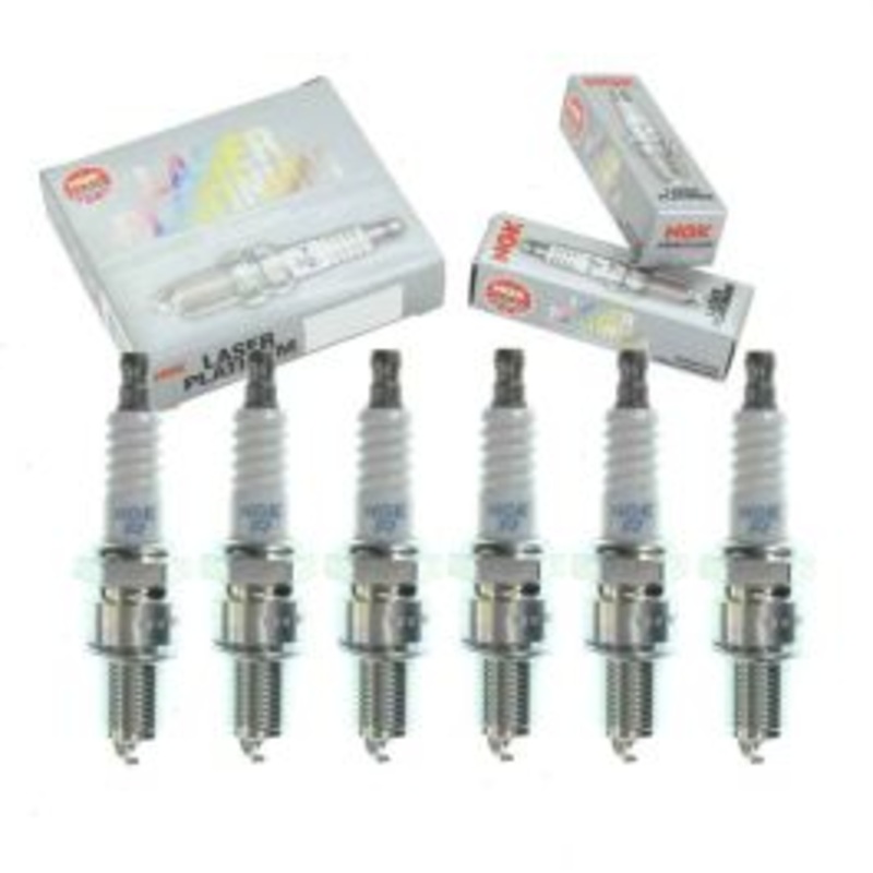 6 pc NGK Laser Platinum Spark Plugs for 1987-1988 Dodge Mini Ram 3.0L V6