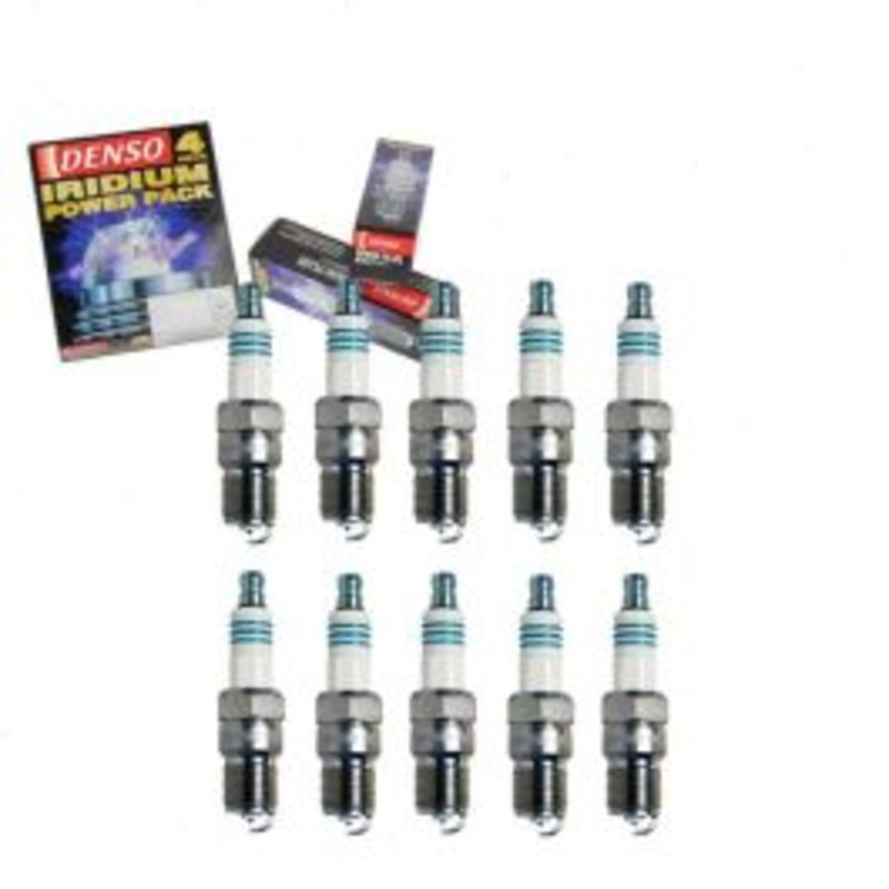 10 pc DENSO Iridium Power Spark Plugs for 1997 Ford Econoline Super Duty 6.8L V10