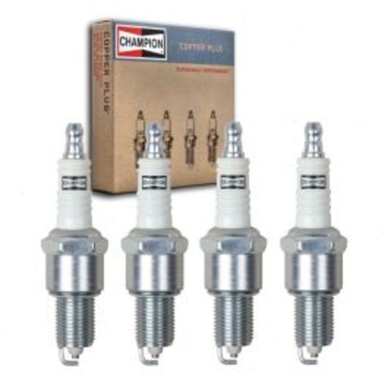 4 pc Champion Copper Plus Spark Plugs for 1979-1987 Mazda B2000 2.0L L4