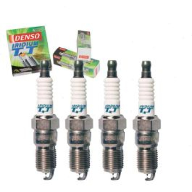 4 pc DENSO Iridium TT Spark Plugs for 1996-2001 Pontiac Grand Am 2.4L L4