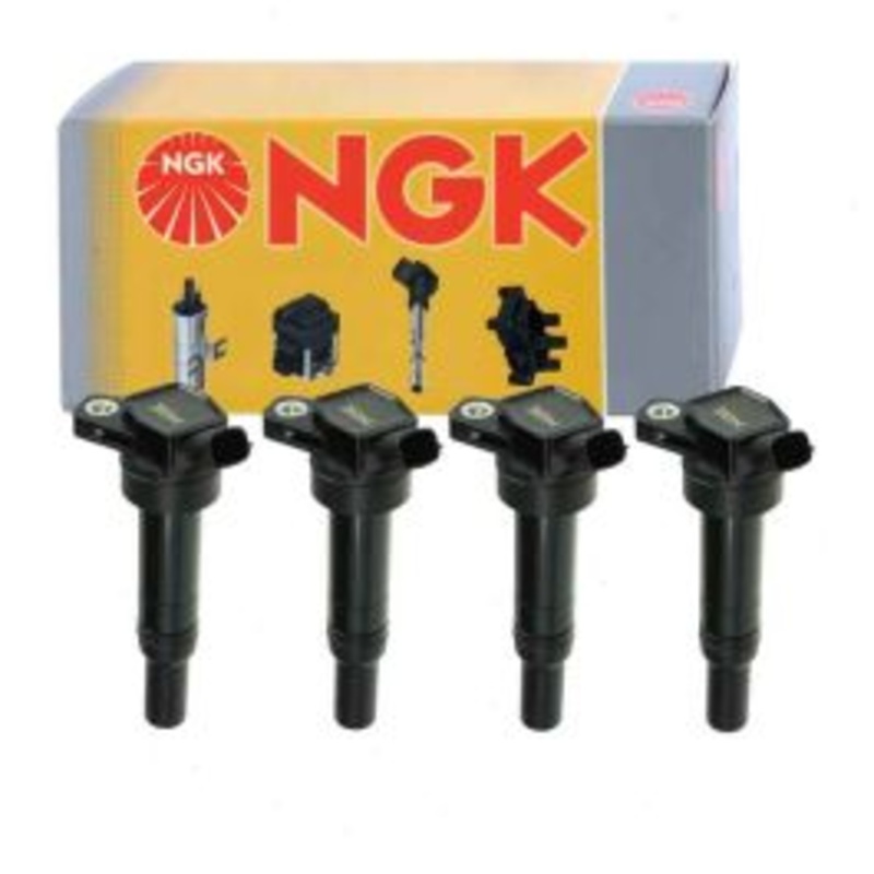4 pc NGK Ignition Coils for 2014-2015 Kia Rondo 2.0L L4