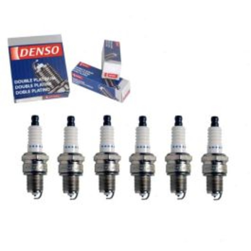 6 pc DENSO Double Platinum Spark Plugs for 1976-1978 Jeep CJ7 3.8L 4.2L L6