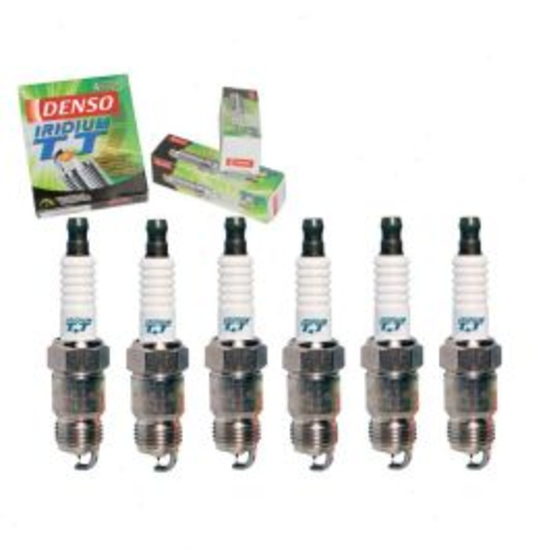 6 pc DENSO Iridium TT Spark Plugs for 1987 GMC V1500 4.3L V6