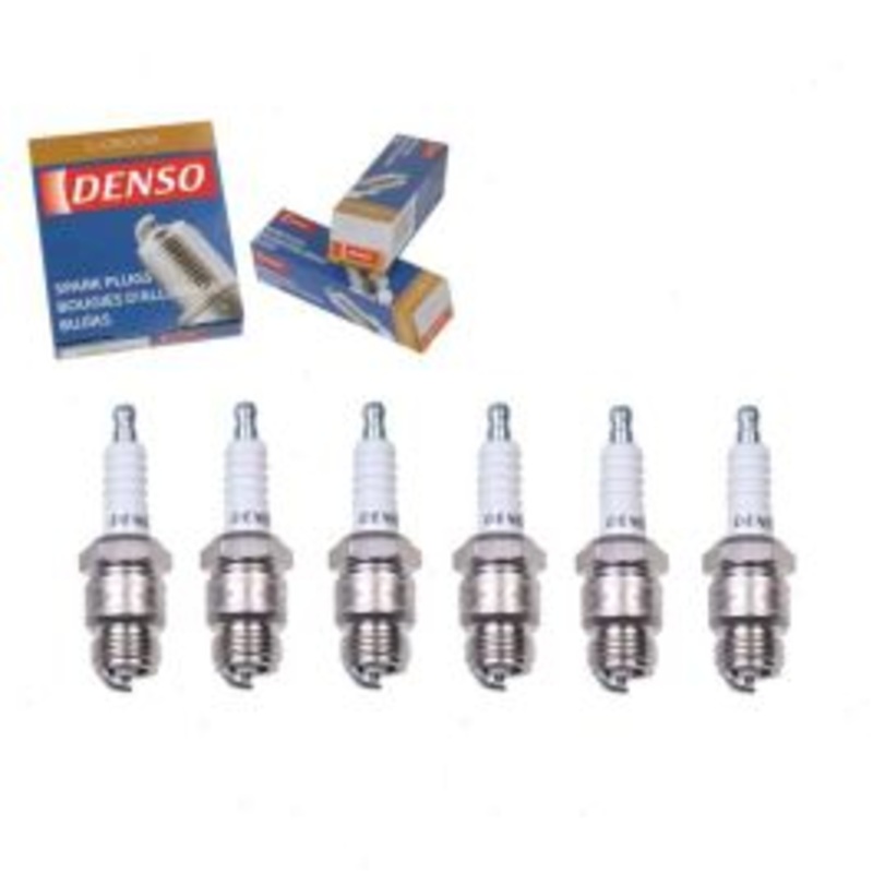 6 pc DENSO Standard U-Groove Spark Plugs for 1963 Mercury Country Cruiser 3.3L L6