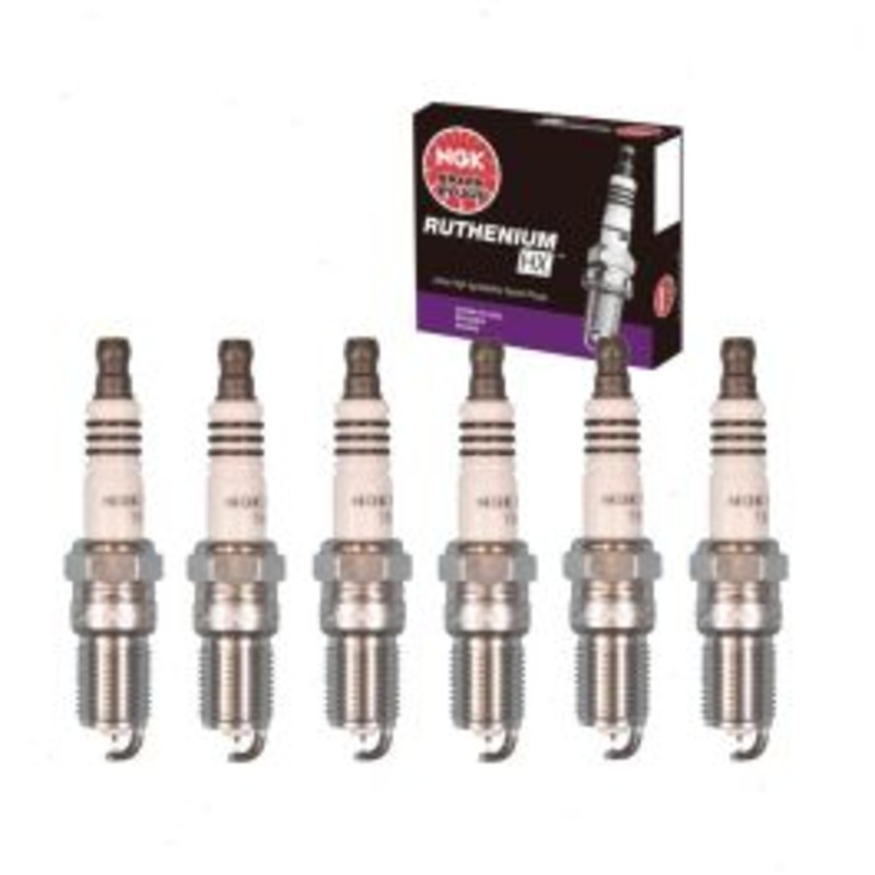 6 pc NGK Ruthenium HX Spark Plugs for 1997-2007 Chevrolet Express 1500 4.3L V6