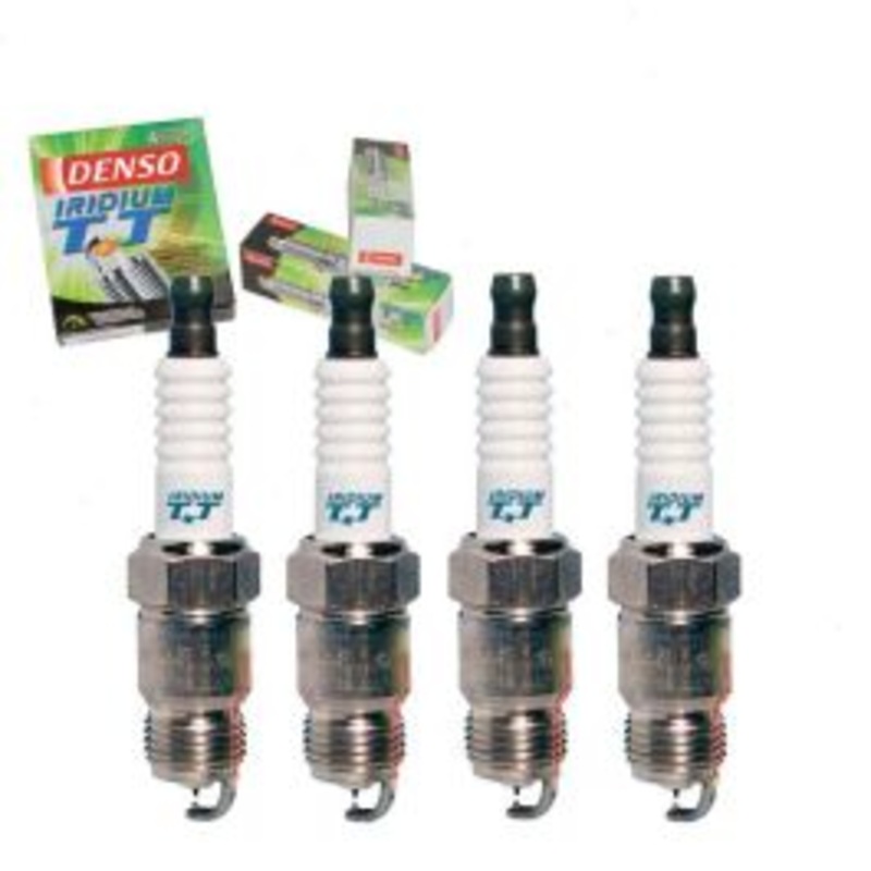 4 pc DENSO Iridium TT Spark Plugs for 1982-1986 Chevrolet Cavalier 1.8L 2.0L L4