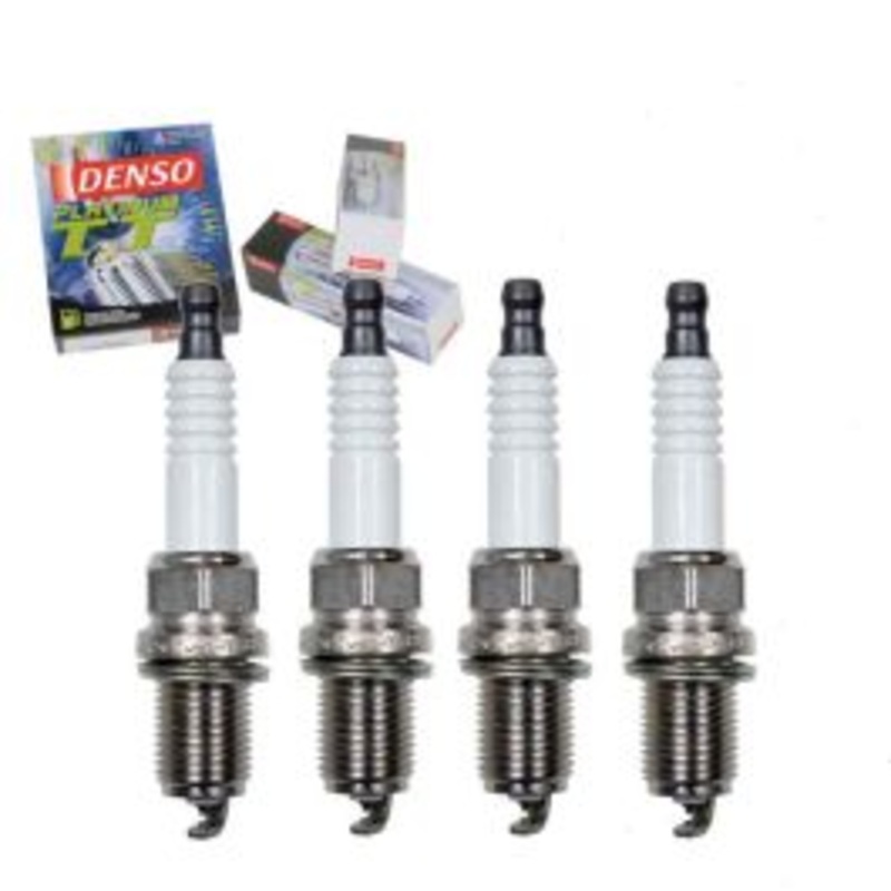 4 pc DENSO Platinum TT Spark Plugs for 1995-1998 Dodge Stratus 2.0L L4