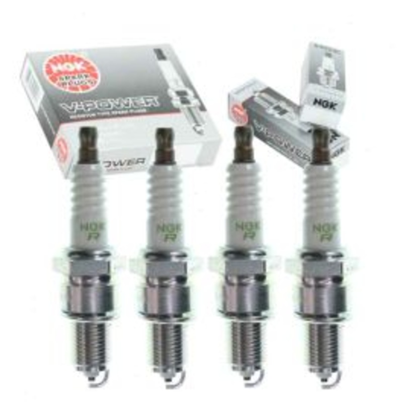 4 pc NGK V-Power Spark Plugs for 1976 Nissan F10 1.4L L4