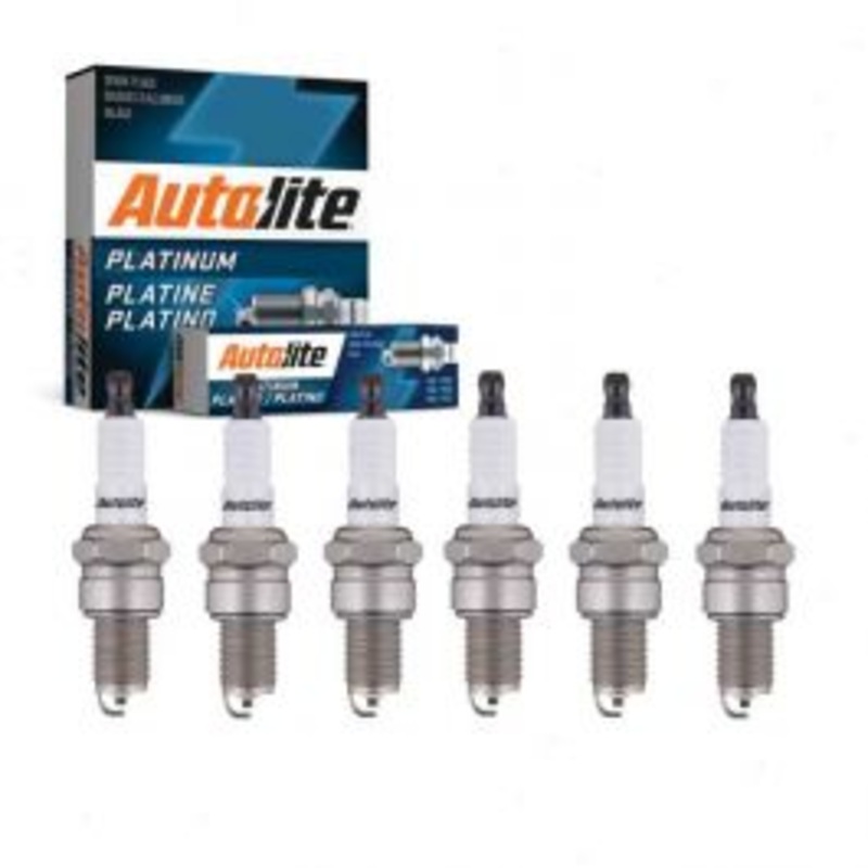 6 pc Autolite Platinum Spark Plug for 1965-1970 Jeep J-2700 3.8L L6