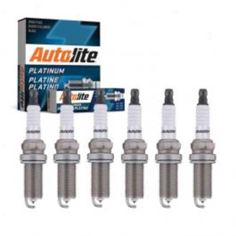 6 pc Autolite Platinum Spark Plug for 2010-2013 BMW 128i 3.0L L6