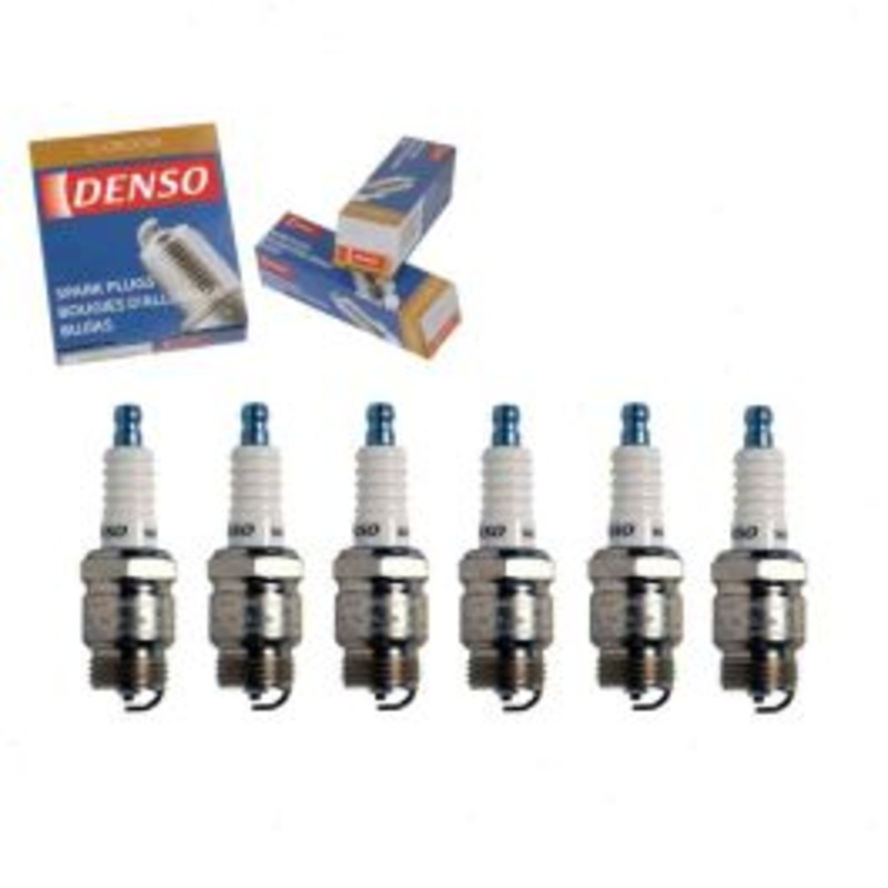 6 pc DENSO Standard U-Groove Spark Plugs for 1990-1996 Ford F-250 4.9L L6