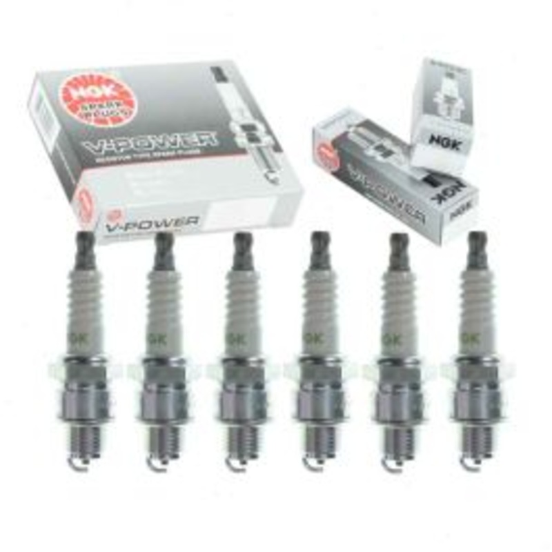 6 pc NGK V-Power 4838 BP8H-N-10 Spark Plugs