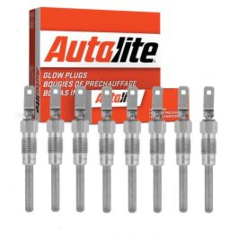 8 pc Autolite Diesel Glow Plugs for 1982-1986 Chevrolet C20 Suburban 6.2L V8