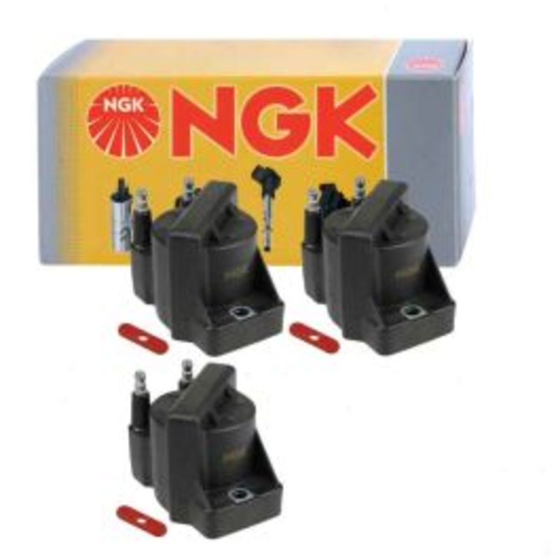 3 pc NGK Ignition Coils for 1987-1988 Cadillac Cimarron 2.8L V6