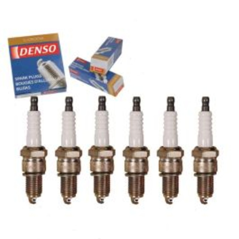 6 pc DENSO Standard U-Groove Spark Plugs for 1968-1973 Plymouth Fury I 3.7L L6
