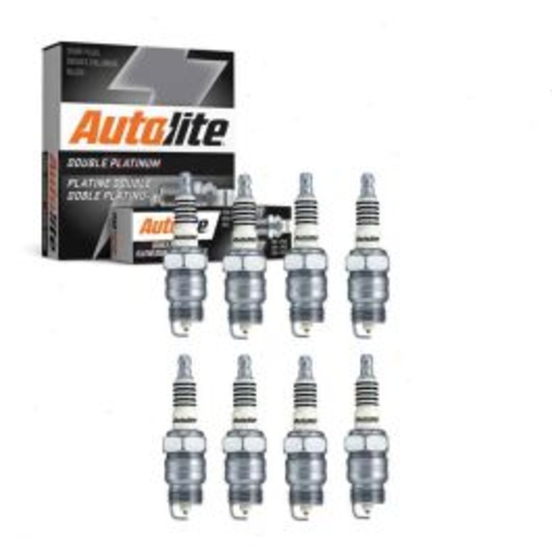 8 pc Autolite Double Platinum Spark Plug for 1958-1968 Mercury Commuter 4.7L