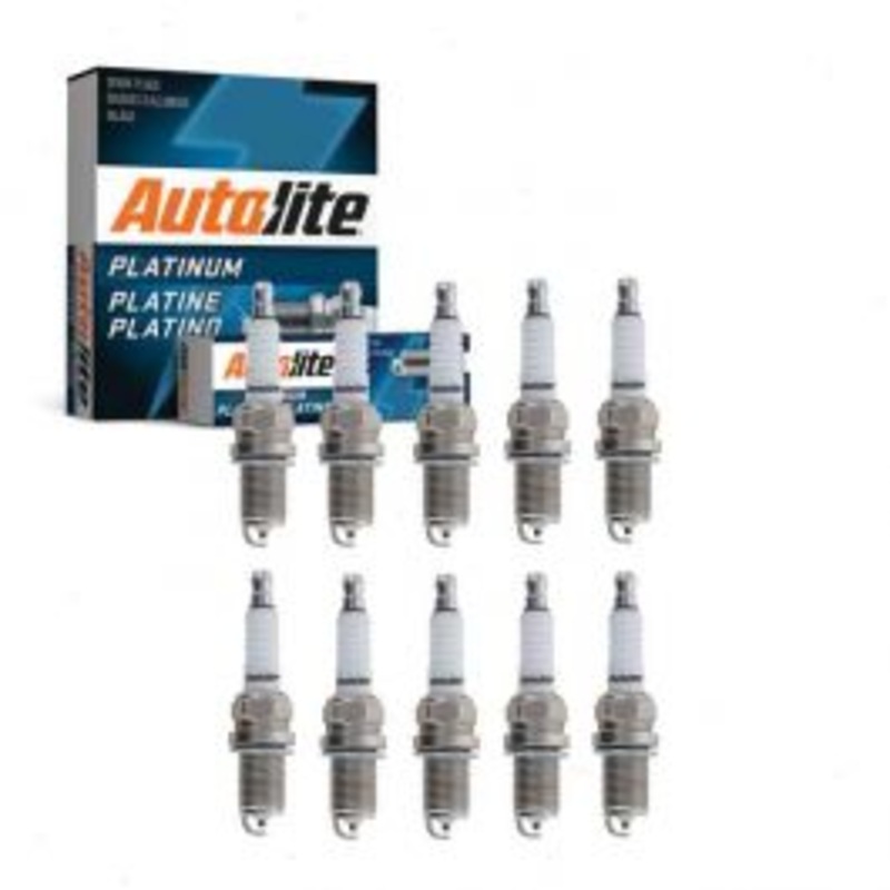 10 pc Autolite Platinum Spark Plug for 2009-2017 Audi R8 5.2L V10